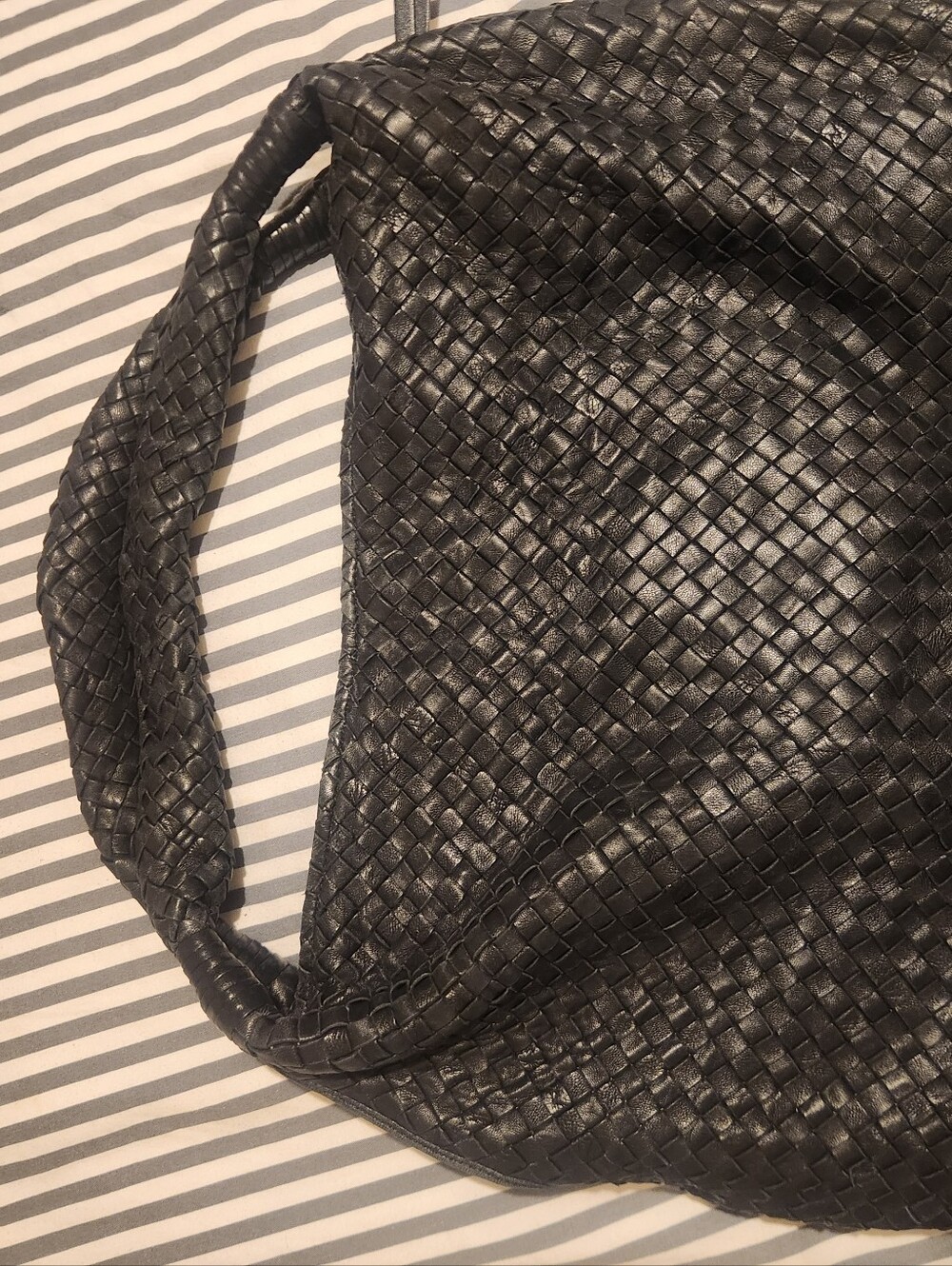Christopher Kon Black Woven Leather Hobo Bag - Women - Picture 4 of 16